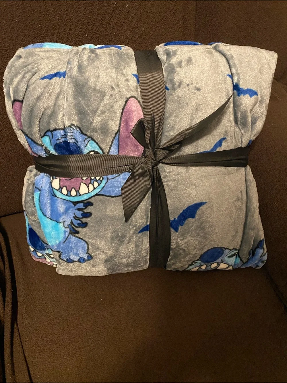 Disney stitch Halloween twin blanket